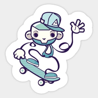 Skate Monkey Sticker